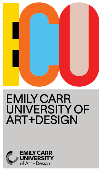 ECU 100 logo: Emily Car University of Art + Design