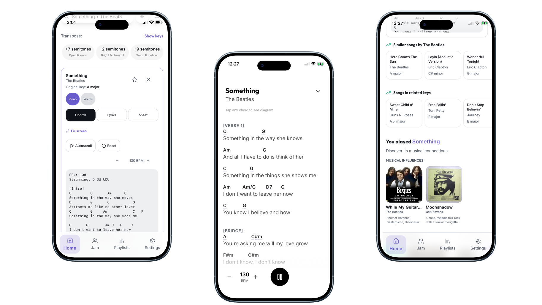 Transposition feature