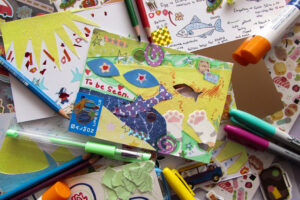 unTold: Pen pals-based collective art website by Mariia Semenova
